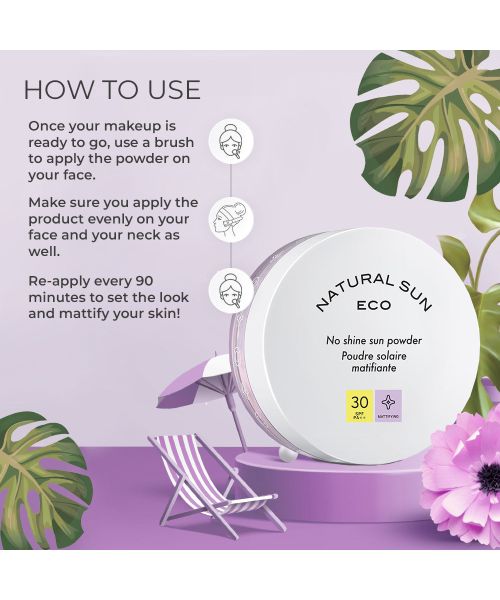 The Face Shop: Natural Eco No Shine Sun Powder - 13 gm