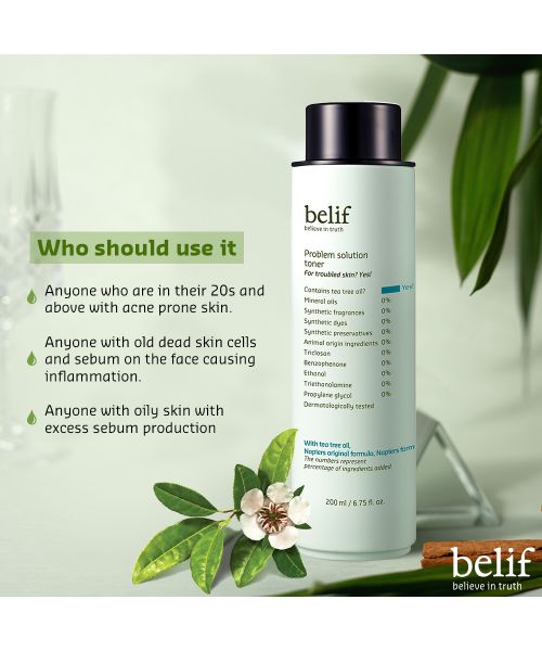 Belif: Problem Solution Green Toner - 200ml