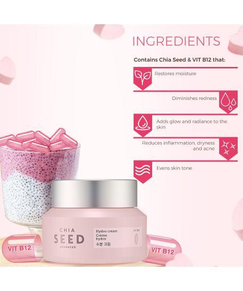The Face Shop: Chia Seed Hydro Cream - 50 ml