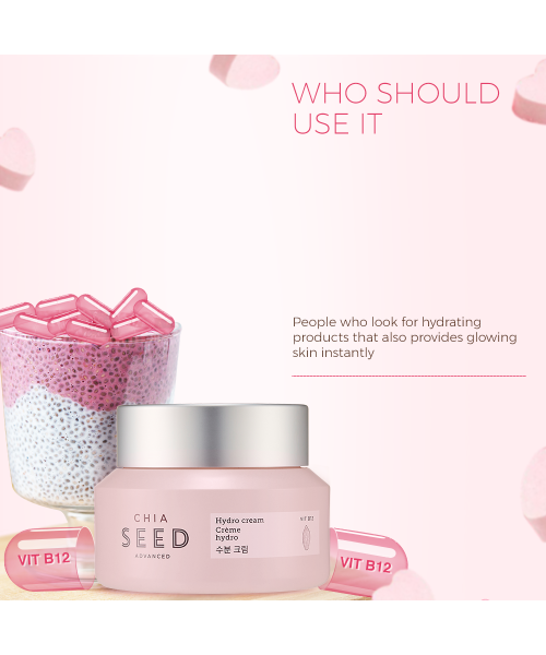 The Face Shop: Chia Seed Hydro Cream - 50 ml