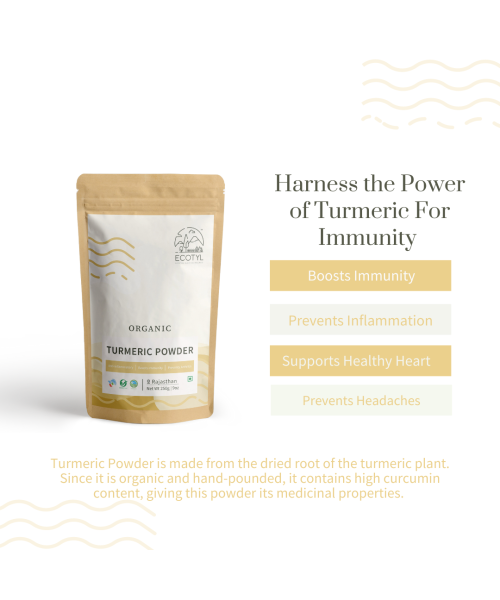Ecotyl: Organic Turmeric Powder - 250 gm