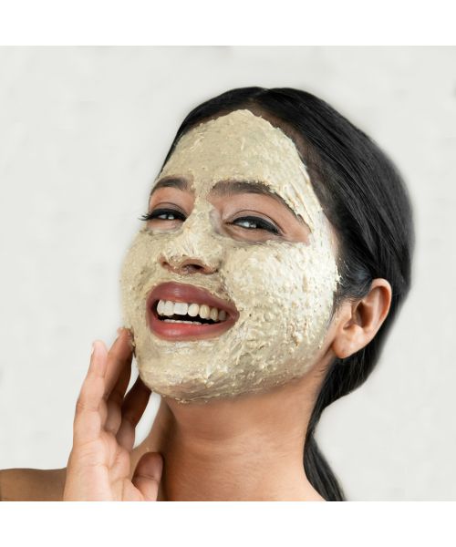 Nat Habit: Fresh Banana Mulethi Ksheer Lepa Face Pack Mask - 40gm