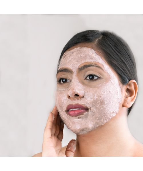 Nat Habit: Fresh Gulab Khus Ksheer Lepa Pore Refining & Tightening Ayurvedic Face Pack Mask - 40gm