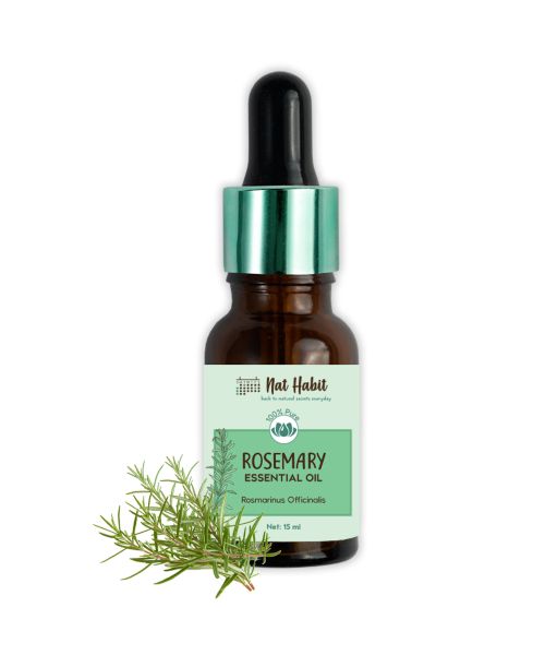 Nat Habit: Pure Rosemary Essential Oil - 15ml