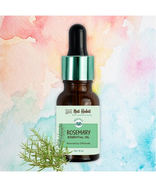 Nat Habit: Pure Rosemary Essential Oil - 15ml