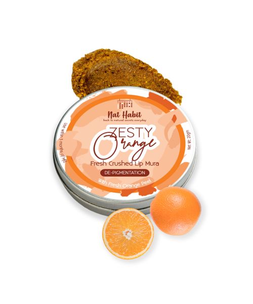 Nat Habit: Zesty Orange Lip Mura - 12gm
