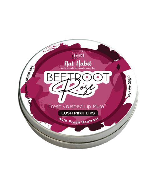 Nat Habit: Beetroot Rose Lip Mura - 12gm