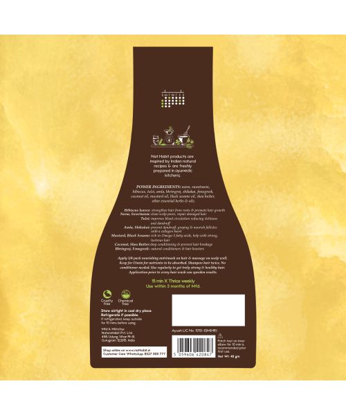 Nat Habit: Men's Revital FRESH Hair Mask (NutriMask) - Pack of 3