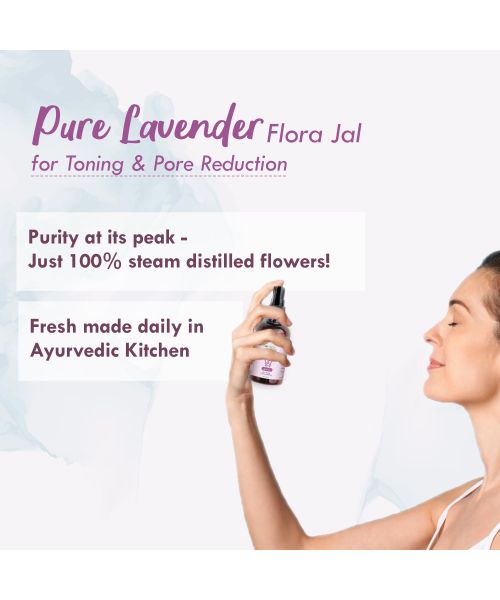 Nat Habit: Pure Lavender Jal (Lavender Water) - 100ml (Pack of 3)