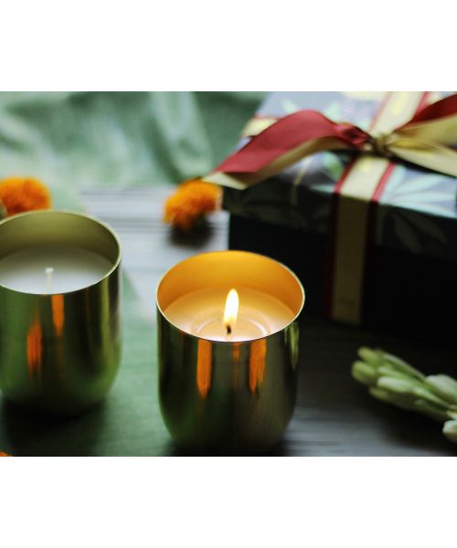 Sukoon: Set Of Two Alama Candles Floral Oud