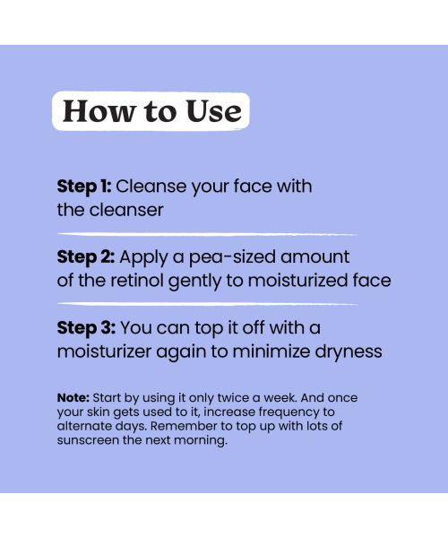 Foxtale: 0.15% Encapsulated Retinol Night Serum Boosts Collagen    30ml