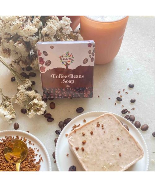 The Herbal Blend: Coffee Beans Bathing Bar - 100gm