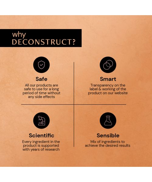 Deconstruct Skincare: Soothing cleansing balm - 0.1% bisabolol and 1% Avena sativa Oil - 50gm