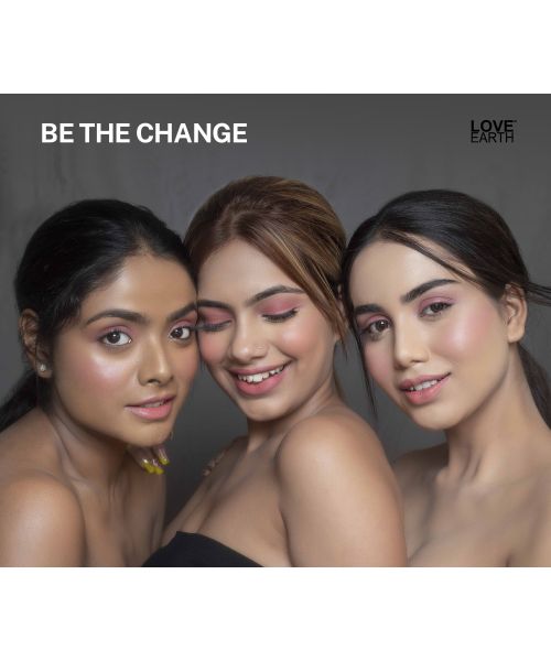 Love Earth: Lip Tint & Cheek Tint Multipot Combo (Rose Pink & Mauvish Pink) with Richness of Jojoba Oil and Vitamin E for Lips, Eyelids and Cheeks