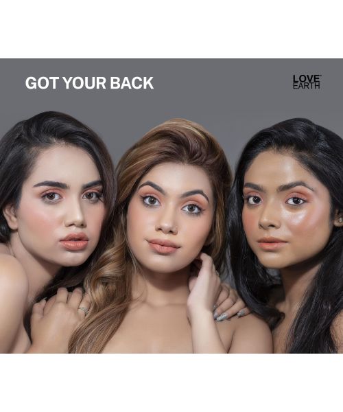 Love Earth: Lip Tint & Cheek Tint Multipot Combo (Rose Pink & Coral) with Richness of Jojoba Oil and Vitamin E for Lips, Eyelids and Cheeks