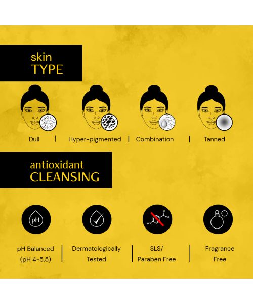 Deconstruct Skincare: Niacinamide Brightening Facewash- 2% Niacinamide + 2% Liquorice Root Extract - 100ml