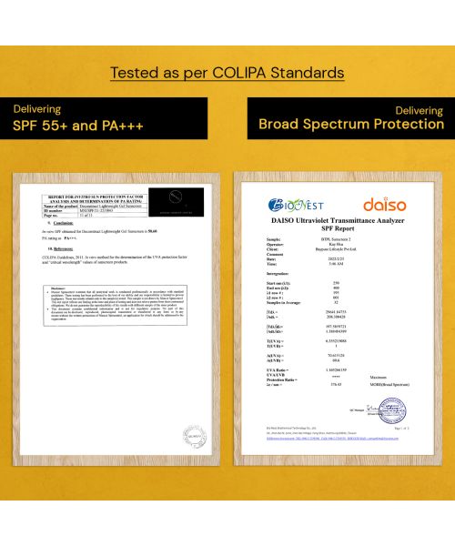 Deconstruct Skincare: Lightweight Gel Sunscreen-SPF 55+ | PA+++ (50 gm)