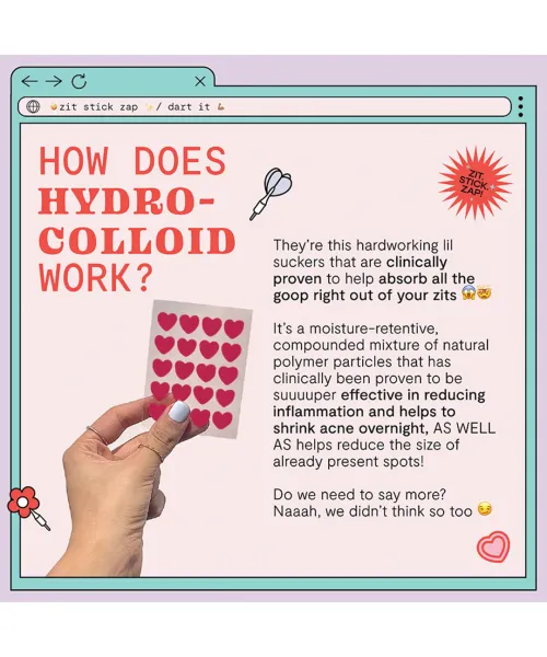 Gush: Dart It Hydrocolloid Pimple Patches - Super Star