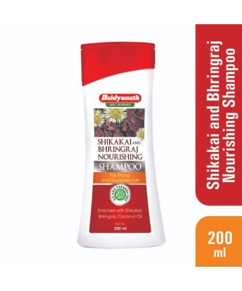 Baidyanath: Shikakai and Bhringraj Nourishing Shampoo - 200 ML