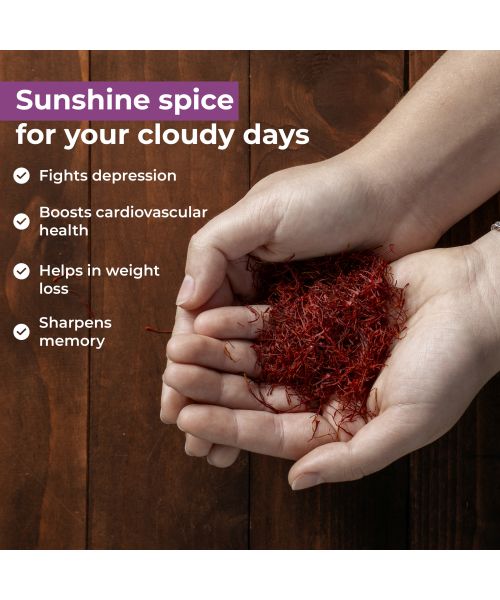 anveshan: Kashmiri Mongra Saffron Indian Kesar - 1gm