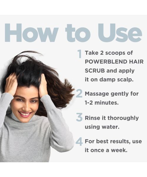 Happier: Powerblend Hair Scrub - 175gm