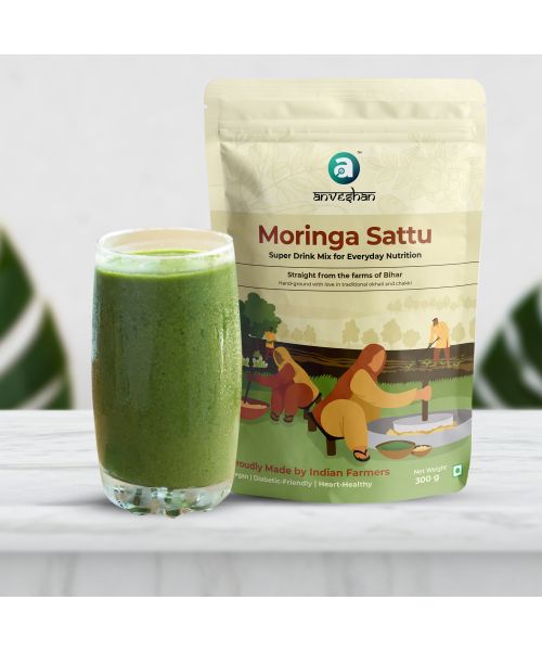 anveshan: Moringa Sattu Drink Mix- 300gm