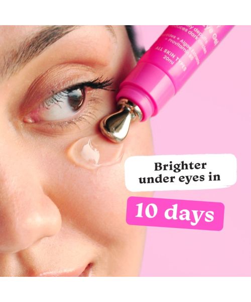 Foxtale: Eye Candy Firming Eye Gel with a combination of peptides, algae extracts and vitamin B5 - 20m