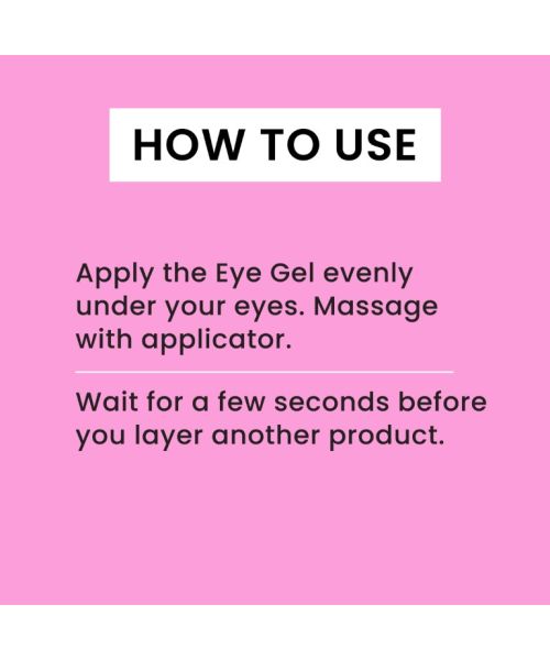 Foxtale: Eye Candy Firming Eye Gel with a combination of peptides, algae extracts and vitamin B5 - 20m