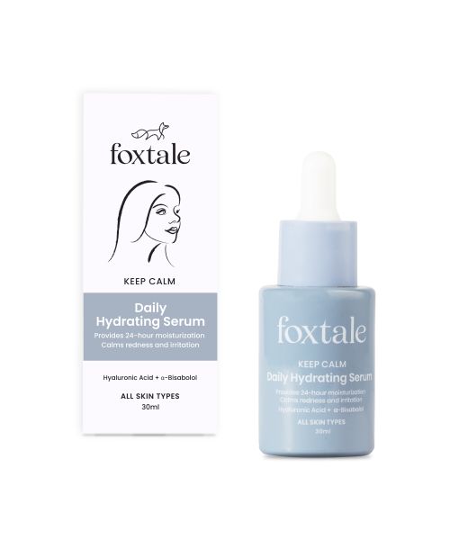 Foxtale: Hydrating Serum With Hyaluronic Acid & 6 Hydration Boosters   30ml