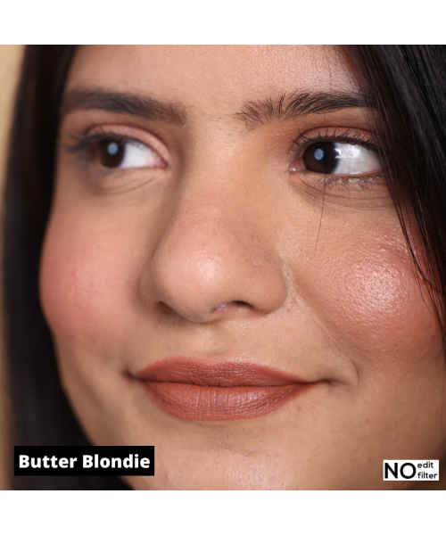 Wearified: Lip Frosting Matte Liquid Lipstick- Butter Blondie