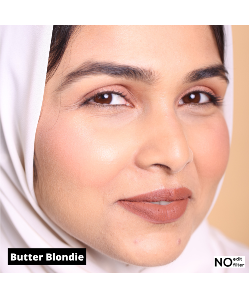 Wearified: Lip Frosting Matte Liquid Lipstick- Butter Blondie