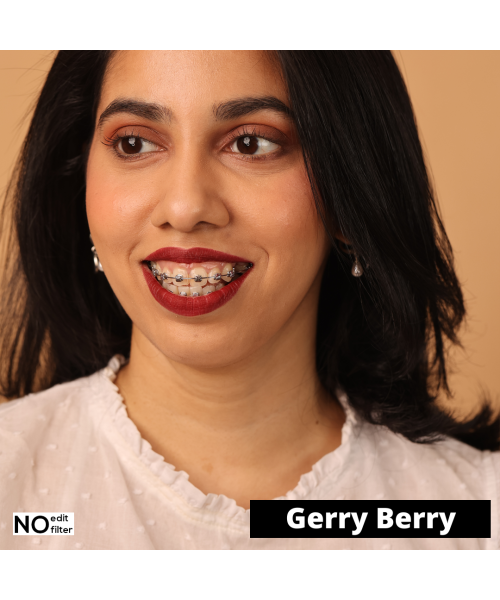 Wearified: Butter to Matte Longwear Lipstick- Gerry Berry - 4gm