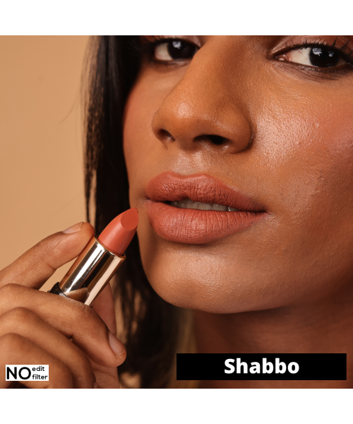 Wearified: Butter to Matte Longwear Lipstick- Shabbo - 4gm