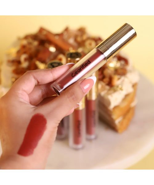 Wearified: Lip Frosting Matte Liquid Lipstick- Cinnamon Latte Cake