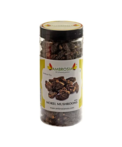 Ambrosia: Dried Morel Mushrooms Minis -70g