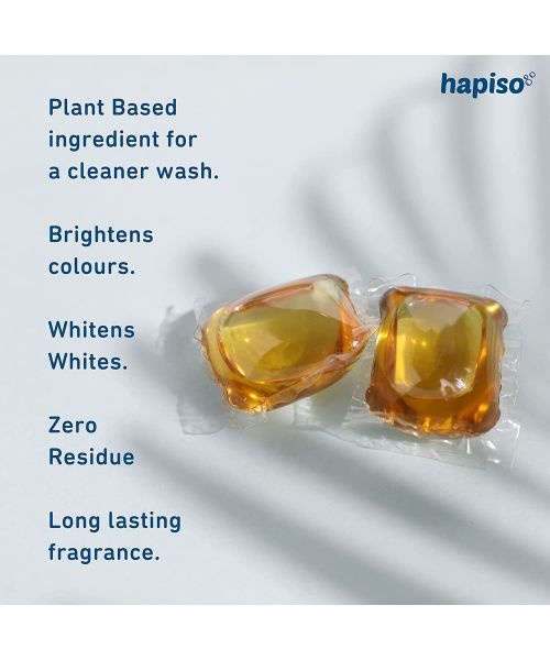 Hapiso: Tropical Breeze Fragrance Laundry Pods - Combo (Pack of 30 Pods)