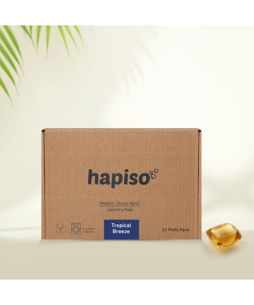 Hapiso: Morning Dew Fragrance Laundry Pods - Combo (Pack of 30 Pods)