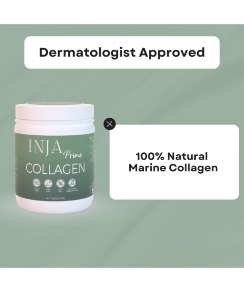 INJA Wellness: Prime Finest Hydrolyzed Marine Collagen - Unflavoured - 125gm