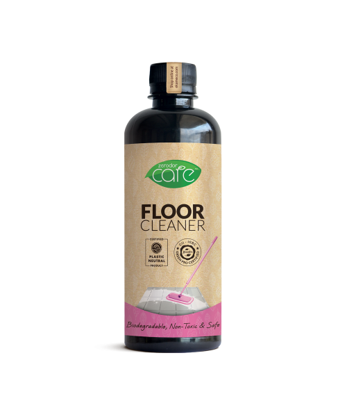 EKAM ECO: Zerodor Care Natural Floor Cleaner for Floor Tiles & Mirror - 400ml