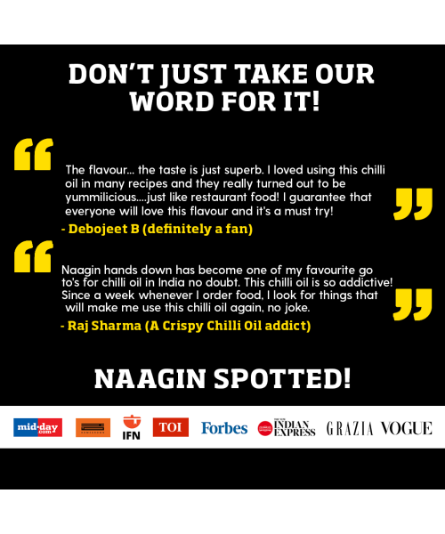 NAAGIN: Crispy Chilli Oil - 140gm