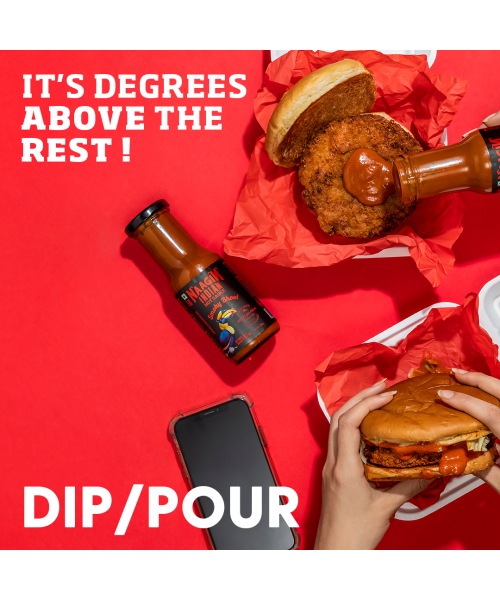 NAAGIN: Indian Hot Chilli Extra Spicy Sauce - Smoky Bhoot - 230gm