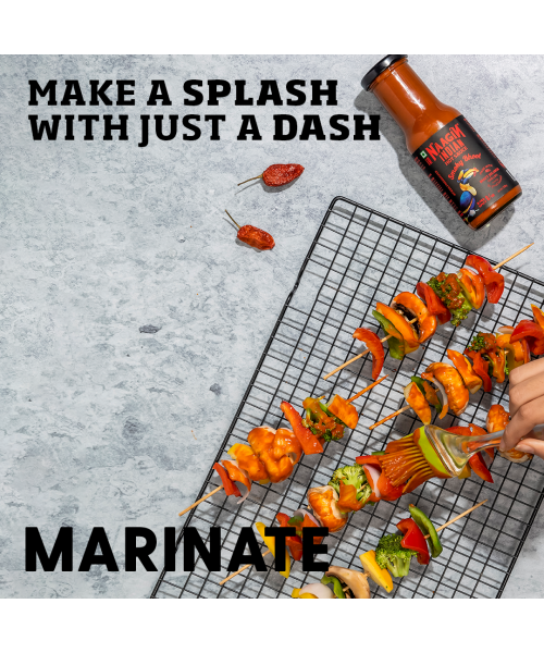 NAAGIN: Indian Hot Chilli Extra Spicy Sauce - Smoky Bhoot - 230gm