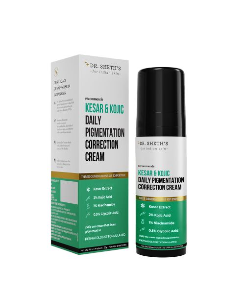 Dr. Sheth's: Kesar & Kojic Daily Pigmentation Correction Cream - 30g