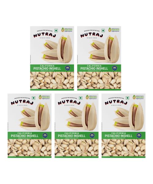 Nutraj: Pistachios Inshell Roasted Salted 200gm, Pista