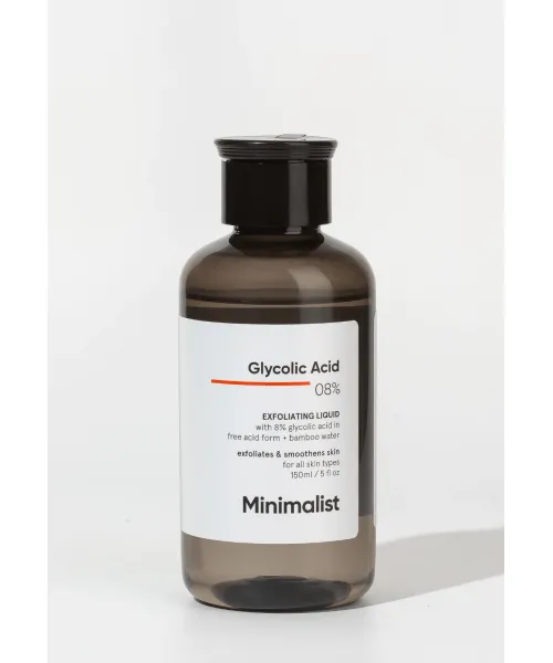 Minimalist: Glycolic Acid 08% Exfoliating Liquid - 150ml