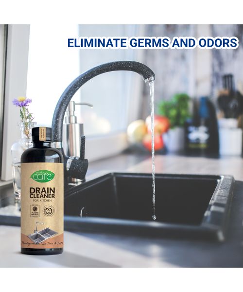 EKAM ECO: Zerodor Care Kitchen Drain Cleaner and Clog Remover - 400ml