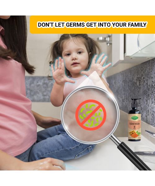 EKAM ECO: Zerodor Care Natural Hand Wash Liquid - 400ml