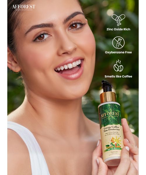 AFFOREST: Green Coffee Sun Protector  - 75gm