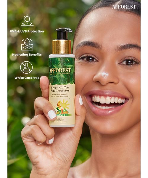 AFFOREST: Green Coffee Sun Protector  - 75gm