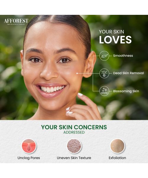 AFFOREST: Green Coffee Gel Face Scrub  - 50gm